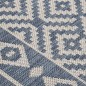 Tappeto da Esterni a Tessitura Piatta 80x150 cm Strisce Blu Tappeto da Esterni a Tessitura Piatta 80x150 cm Strisce Blu