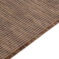 Tappeto da Esterni a Tessitura Piatta 120x170 cm Marrone Tappeto da Esterni a Tessitura Piatta 120x170 cm Marrone