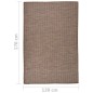 Tappeto da Esterni a Tessitura Piatta 120x170 cm Marrone Tappeto da Esterni a Tessitura Piatta 120x170 cm Marrone