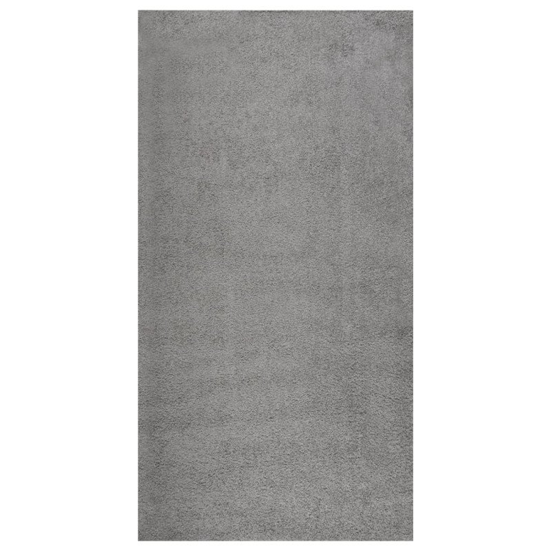 Tappeto Shaggy a Pelo Alto Grigio 80x150 cm Tappeto Shaggy a Pelo Alto Grigio 80x150 cm