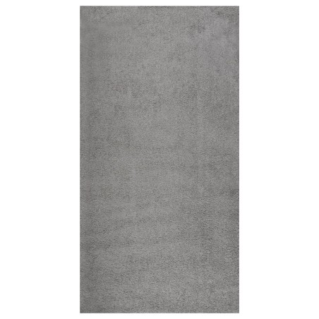 Tappeto Shaggy a Pelo Alto Grigio 80x150 cm