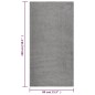 Tappeto Shaggy a Pelo Alto Grigio 80x150 cm Tappeto Shaggy a Pelo Alto Grigio 80x150 cm