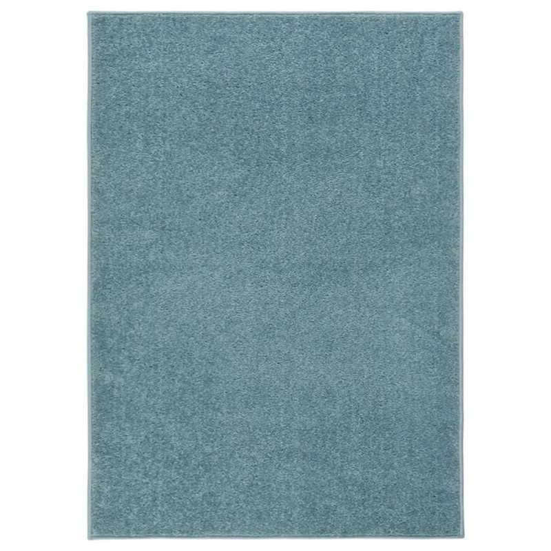 Tappeto a Pelo Corto 140x200 cm Blu Tappeto a Pelo Corto 140x200 cm Blu