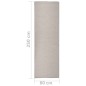 Tappeto da Esterni a Tessitura Piatta 80x250 cm Tortora Tappeto da Esterni a Tessitura Piatta 80x250 cm Tortora