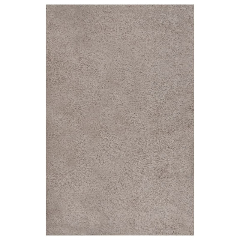 Tappeto Shaggy a Pelo Alto Beige 200x290 cm Tappeto Shaggy a Pelo Alto Beige 200x290 cm