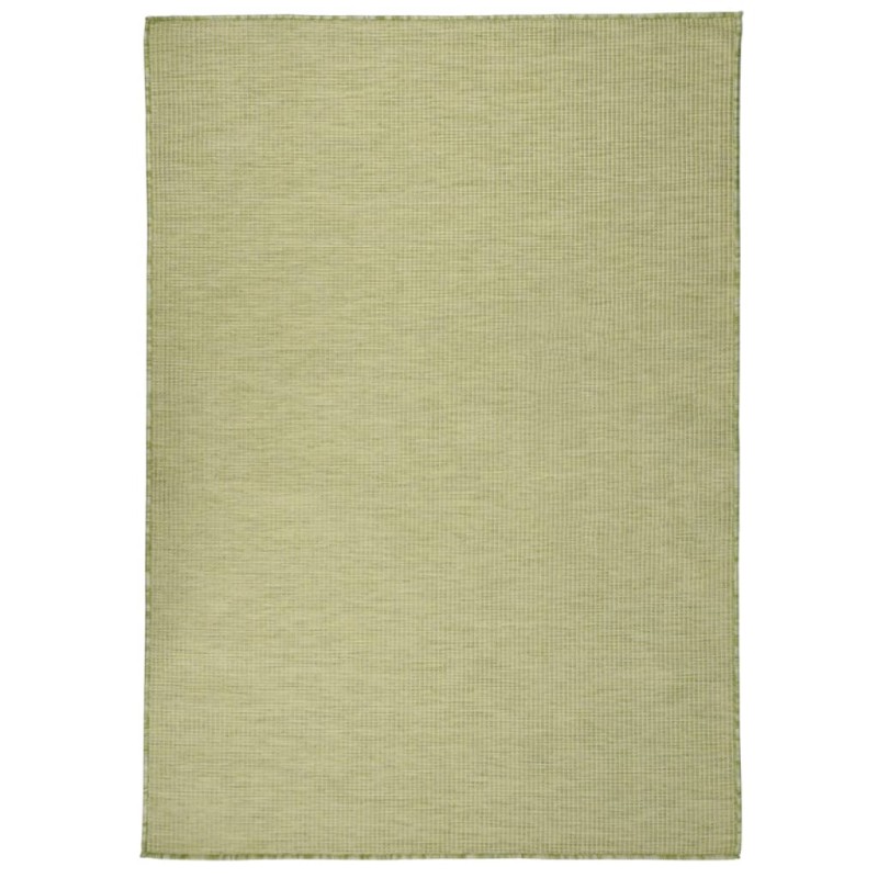 Tappeto da Esterni a Tessitura Piatta 200x280 cm Verde