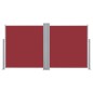 Tenda da Sole Laterale Retrattile 170x600 cm Rossa Tenda da Sole Laterale Retrattile 170x600 cm Rossa