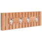 Appendiabiti da Parete 42x8,5x14 cm in Legno Massello di Noce Appendiabiti da Parete 42x8,5x14 cm in Legno Massello di Noce