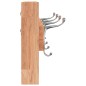 Appendiabiti da Parete 42x8,5x14 cm in Legno Massello di Noce Appendiabiti da Parete 42x8,5x14 cm in Legno Massello di Noce