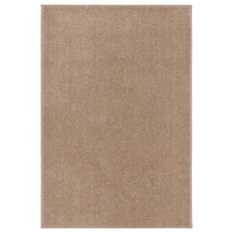 Tappeto a Pelo Corto 160x230 cm Marrone Tappeto a Pelo Corto 160x230 cm Marrone