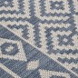Tappeto da Esterni a Tessitura Piatta 140x200 cm Strisce Blu Tappeto da Esterni a Tessitura Piatta 140x200 cm Strisce Blu