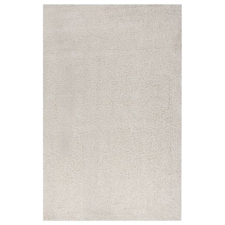 Tappeto Shaggy a Pelo Alto Crema 200x290 cm