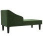 Sdraio con Capezzale Verde Scuro in Velluto Sdraio con Capezzale Verde Scuro in Velluto