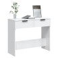 Tavolino Consolle Bianco Lucido 90x36x75 cm Legno Multistrato Tavolino Consolle Bianco Lucido 90x36x75 cm Legno Multistrato