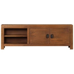 Mobile Porta TV 120x40x30 cm in Legno Massello di Mango