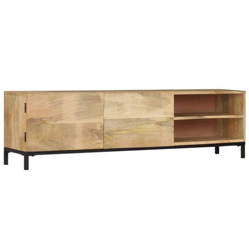 Mobile Porta TV 145x30x41 cm in Legno Massello di Mango Mobile Porta TV 145x30x41 cm in Legno Massello di Mango