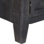 Mobile Porta TV Nero 118x30x40 cm in Legno Massello di Mango Mobile Porta TV Nero 118x30x40 cm in Legno Massello di Mango