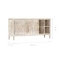 Credenza 160x40x76 cm in Legno Massello di Mango Credenza 160x40x76 cm in Legno Massello di Mango