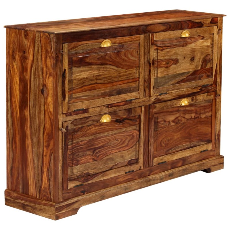 Scarpiera 140x35x90 cm in Legno Massello di Sheesham Scarpiera 140x35x90 cm in Legno Massello di Sheesham