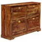 Scarpiera 140x35x90 cm in Legno Massello di Sheesham Scarpiera 140x35x90 cm in Legno Massello di Sheesham