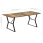 Tavolo da Pranzo 180x90x76 cm in Legno Massello di Recupero Tavolo da Pranzo 180x90x76 cm in Legno Massello di Recupero