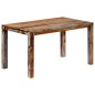 Tavolo da Pranzo Grigio 140x70x76cm Legno Massello di Sheesham