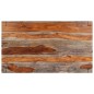 Tavolo da Pranzo Grigio 140x70x76cm Legno Massello di Sheesham