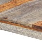 Tavolo da Pranzo Grigio 140x70x76cm Legno Massello di Sheesham