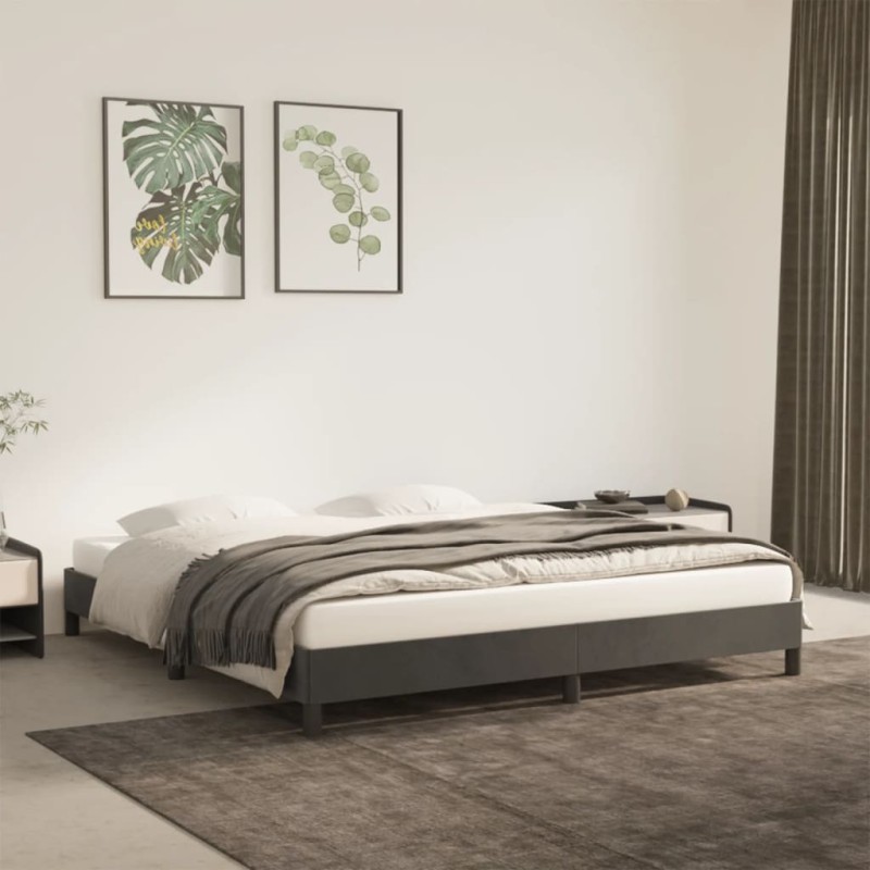 Giroletto Grigio Scuro 180x200 cm in Velluto Giroletto Grigio Scuro 180x200 cm in Velluto