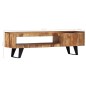 Mobile Porta TV 140x30x40cm in Legno Massello di Sheesham Mobile Porta TV 140x30x40cm in Legno Massello di Sheesham