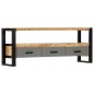 Mobile Porta TV 130x30x50 cm in Legno Massello di Mango