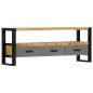 Mobile Porta TV 130x30x50 cm in Legno Massello di Mango