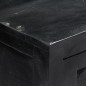 vidaXL Credenza Nera 147x40x80 cm Legno Massello di Mango vidaXL Credenza Nera 147x40x80 cm Legno Massello di Mango