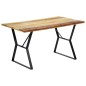 Tavolo da Pranzo 140x80x76 cm in Legno Massello di Recupero Tavolo da Pranzo 140x80x76 cm in Legno Massello di Recupero