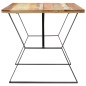 Tavolo da Pranzo 140x80x76 cm in Legno Massello di Recupero Tavolo da Pranzo 140x80x76 cm in Legno Massello di Recupero