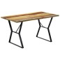 Tavolo da Pranzo 140x80x76 cm in Legno Massello di Recupero Tavolo da Pranzo 140x80x76 cm in Legno Massello di Recupero