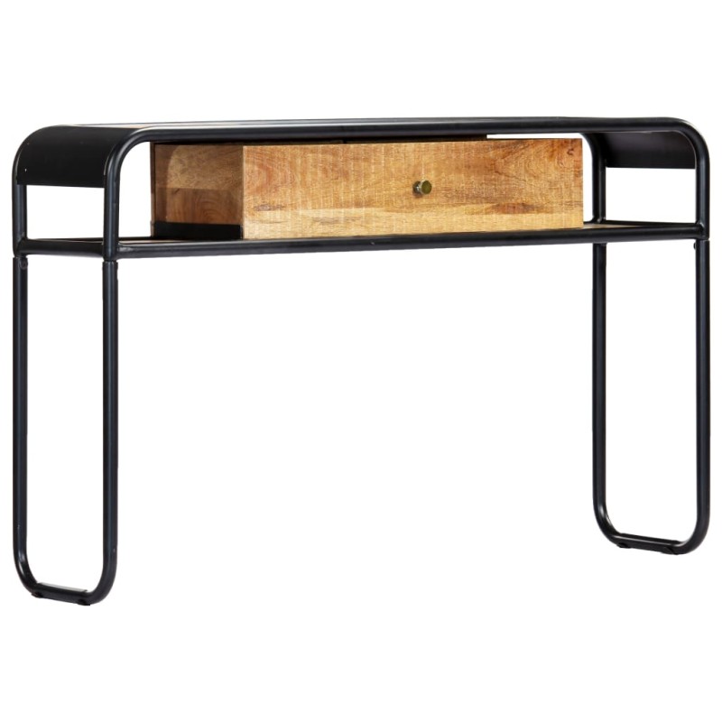 Tavolo Consolle 118x30x75 cm in Legno Massello di Mango Tavolo Consolle 118x30x75 cm in Legno Massello di Mango