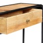 Tavolo Consolle 118x30x75 cm in Legno Massello di Mango Tavolo Consolle 118x30x75 cm in Legno Massello di Mango