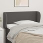 Testiera ad Orecchio Grigia 103x23x78/88 cm in Similpelle Testiera ad Orecchio Grigia 103x23x78/88 cm in Similpelle