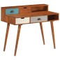 Scrivania 110x50x90 cm Legno Massello di Mango Scrivania 110x50x90 cm Legno Massello di Mango