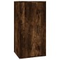 Set di Mobili Porta TV 5 pz Rovere Fumo in Legno Multistrato Set di Mobili Porta TV 5 pz Rovere Fumo in Legno Multistrato