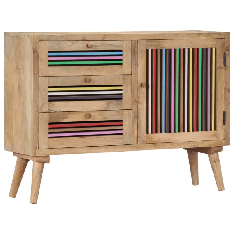 Credenza 100x30x75 cm in Legno Massello di Mango Credenza 100x30x75 cm in Legno Massello di Mango