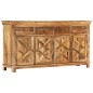 Credenza con 4 Cassetti 160x40x85 cm Legno Massello di Mango Credenza con 4 Cassetti 160x40x85 cm Legno Massello di Mango