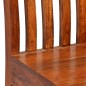 Set Tavolo da Pranzo 7 pz Legno Massello di Acacia e Sheesham Set Tavolo da Pranzo 7 pz Legno Massello di Acacia e Sheesham