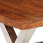 Set Tavolo da Pranzo 7 pz Legno Massello di Acacia e Sheesham Set Tavolo da Pranzo 7 pz Legno Massello di Acacia e Sheesham