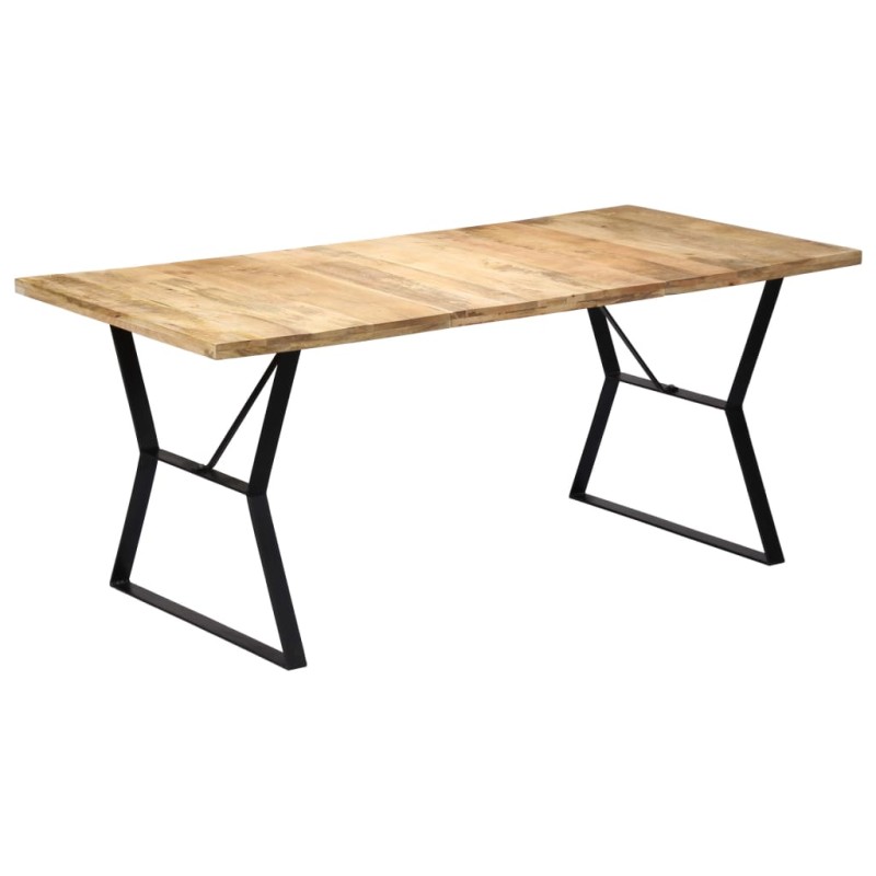 Tavolo da Pranzo 180x90x76 cm in Legno Massello di Mango Tavolo da Pranzo 180x90x76 cm in Legno Massello di Mango