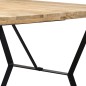 Tavolo da Pranzo 180x90x76 cm in Legno Massello di Mango Tavolo da Pranzo 180x90x76 cm in Legno Massello di Mango