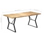 Tavolo da Pranzo 180x90x76 cm in Legno Massello di Mango Tavolo da Pranzo 180x90x76 cm in Legno Massello di Mango