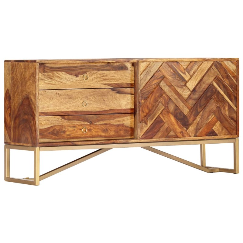 vidaXL Credenza 118x30x60 cm in Legno Massello di Sheesham vidaXL Credenza 118x30x60 cm in Legno Massello di Sheesham