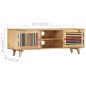 Mobile Porta TV 120x30x40 cm in Legno Massello di Mango Mobile Porta TV 120x30x40 cm in Legno Massello di Mango